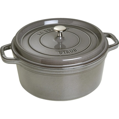 Staub Guľatý hrniec, grafitovo šedá Ø 28 cm - 1102818