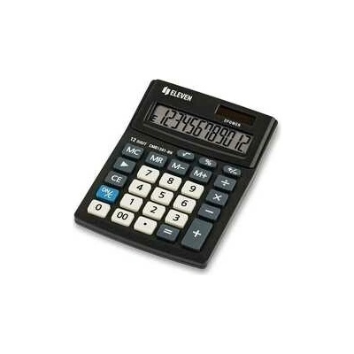 Eleven kalkulačka CMB1201-BK, čierna, stolná, dvanásťmiestna, duálna na, spájkovanie