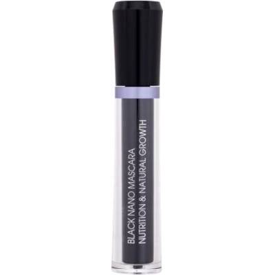 M2 Beauté Black Nano Mascara Nutrition & Natural Growth спирала за обем и стимулиране на растежа на миглите 6 ml нюанс Black