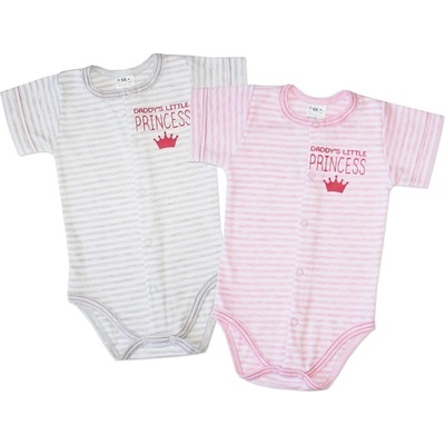 Body Little Princess KR celoprepínacie ružová bledá
