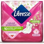 Libresse Превръзки с крилца Libresse - Ultra Aloe Vera & Camomile, 10 броя