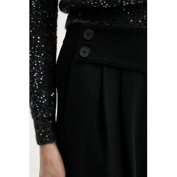 Fracomina Панталон Fracomina в черно с кройка тип цигара, с висока талия FJ25WV4004W42901 (FJ25WV4004W42901)