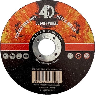Hells Bells 125x2,5x22,2 mm HB12525