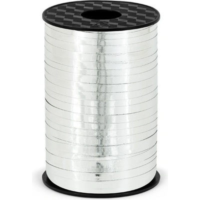 Party Deco Сребриста Лента За Балони, Металик