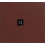 POLYSAN Flexia - Душ корито 110x100 см, матово кафяво 72922.71 (72922.71)