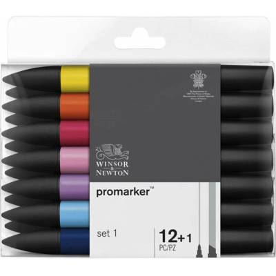 Sada popisovačů Winsor & Newton Promarker - základní odstíny