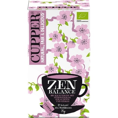 Cupper Bio bylinný čaj Zenová rovnováha 20 x 1,75 g