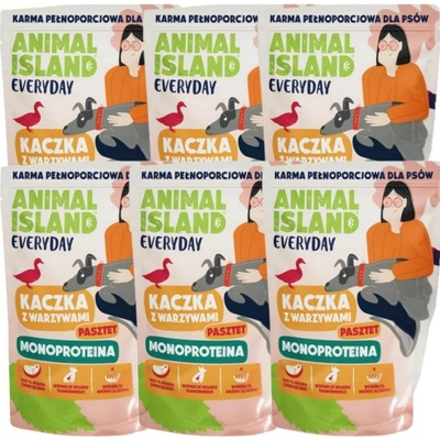 Animal Island Everyday Monoprotein Duck 6 x 300 g