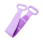 Rila Crafts Ексфолираща силиконова гъба за баня за триене на гърба Rila Crafts - Лилав (R1-43D) - technomani