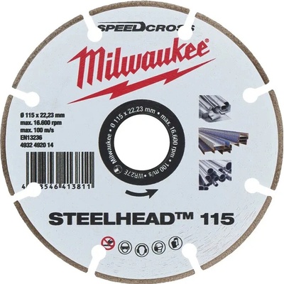 Milwaukee Diamantový rozbrušovací kotouč 115 mm 4932492014