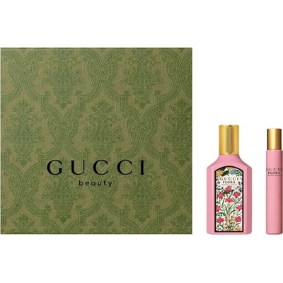 Gucci Flora by Gucci Gorgeous Gardenia Подаръчен комплект, парфюмна вода 50ml + парфюмна вода 10ml, Жени