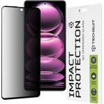 Techsuit Протектор за Xiaomi Redmi Note 12 Pro 5G / 12 Pro+ / Poco X5 Pro - 111D Privacy Full Glue - Черен