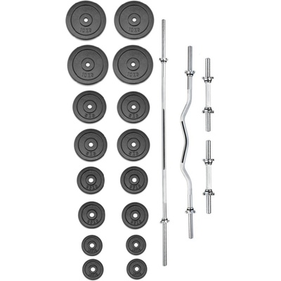 Trinfit Premium XL kovový Set činiek 100 kg