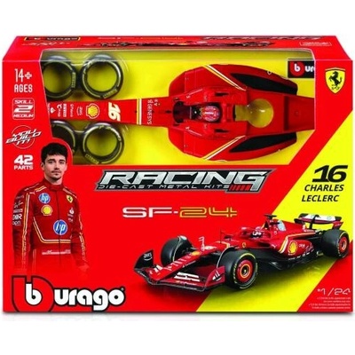 Bburago Ferrari F1 Racing Model KIT Stavebnice SF24 2024 nr.55 Carlos Sainz 1:24