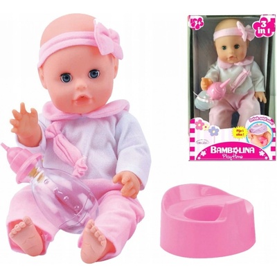 Alltoys Miminko Bambolina Amore 33 cm s pevným tělíčkem a funkcí