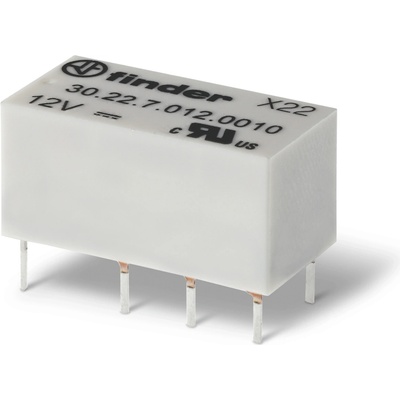 Relé 24V DC, DPDT, 2A, Finder 30.22.7.024.0020