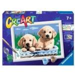 Cre Art for children: Puppies