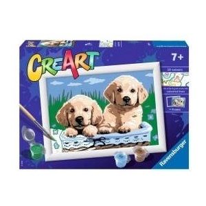 Cre Art for children: Puppies