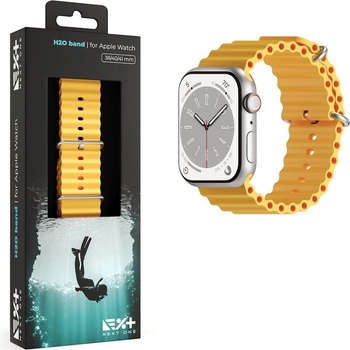 Next One Силиконова каишка за Apple Watch 38мм, 40мм, 41мм, 42мм (2024) - Next One H2O Silicone Band (жълт) (AW-41-H2O-YEL)