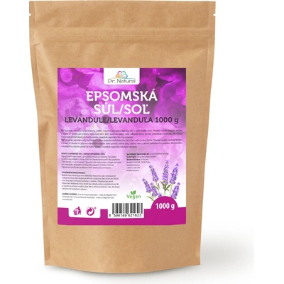 Dr. Natural Epsomská Soľ levanduľa 1 kg