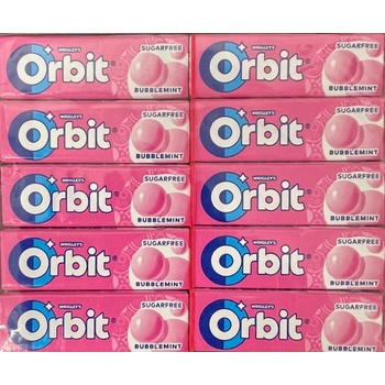 Mars Дъвки Wrigley's Orbit Bubblemint 30 броя x 14g кашон