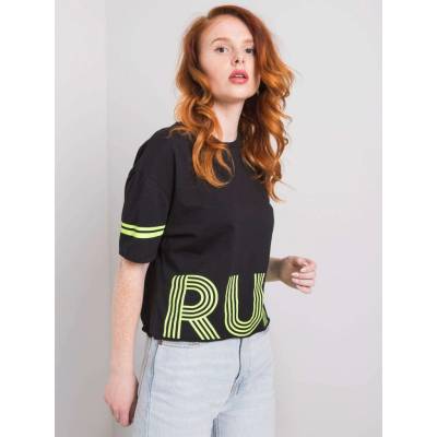 dámske tričko S NÁPISOM RUN HB TS 3040.47P BLACK