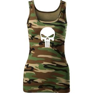 DRAGOWA дамски потник, Punisher, камуфлаж, 180г/м2 (4066)