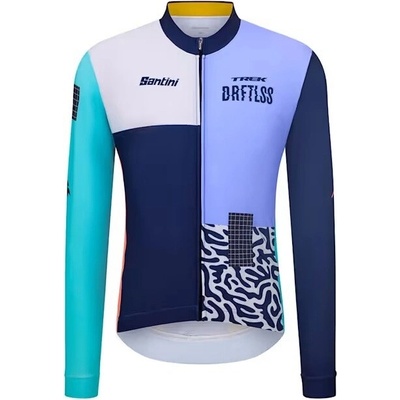 Santini Trek Driftless LS Tmavomodrá/Svetlomodrá