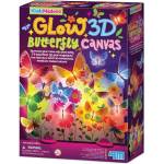 4M Творчески комплект 4M - 3D Светещо пано, пеперуди (4m-04796) - baby