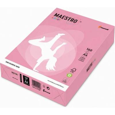 Maestro barevný papír A4, 160g,250l, růžový