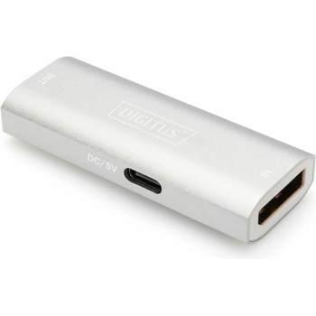 ASSMANN Разширител Digitus DS-55524, от DisplayPort(ж) към DisplayPort(ж), сребрист, 8K@30Hz (DS-55524)