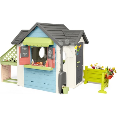 Smoby Domček so záhradnou reštauráciou s vonkajšou kuchyňou Chef House Life rozšíriteľný so záhradou