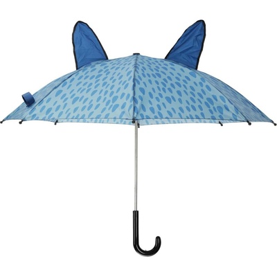 Piove dětský deštník s potiskem s ušima modrý