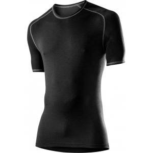 Löffler Мъжки долна фланелка с къс ръкав Löffler Shirt S/S Transtex Warm T-shirt - Black - размер 46 (EU) (014-1662-0112)