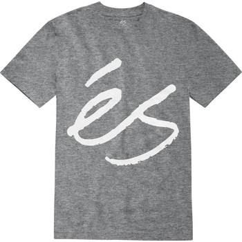 éS Big Script Tee grey heather