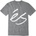 éS Big Script Tee grey heather