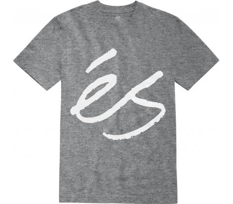 éS Big Script Tee grey heather