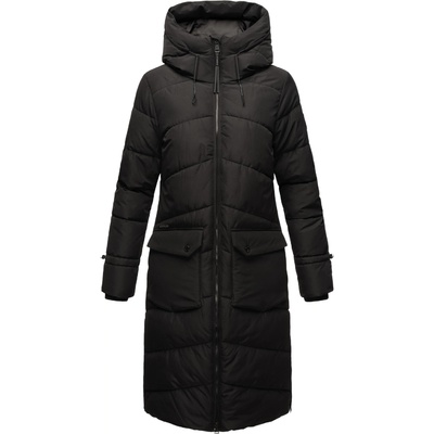 MARIKOO Зимно палто черно, размер xxl