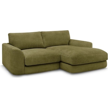 Bobochic Шенилов ъглов диван в цвят каки (десен ъгъл) Leonore - Bobochic Paris (109491)