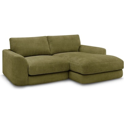 Bobochic Шенилов ъглов диван в цвят каки (десен ъгъл) Leonore - Bobochic Paris (109491)