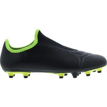 Image 1 of PUMA Детски футболни бутонки Puma Finesse Laceless FG Football Boots Childrens - Black/FluYellow