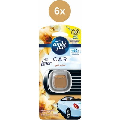 AmbiPur Car Jaguar 6x2ml Lenor Gold