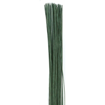 Cakesupplies Drôtik tmavozelený 22 Gauge (0,6 mm) 20 ks