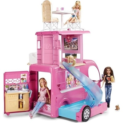 Mattel BRB Barbie Karavan snů s obří skluzavkou HCD46 – Zboží Dáma