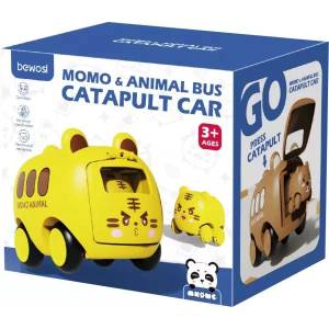 Man Yuk Toys Автобусно-катапултна кола, 12 см (512-10)