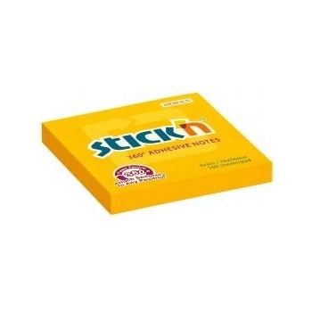 AZ Samolepiace bločky 360° 76x76mm oranžové