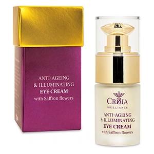 Crozia Anti-ageing & Illuminating eye cream with Saffron flowers Продукт за очи дамски 15ml