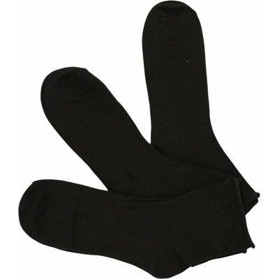 Zdravotné ponožky polovysoké LM10 3 páry čierna