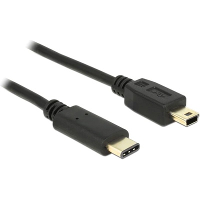 Delock Кабел USB Type-C 2.0 щепсел USB 2.0 щепсел тип Mini-B 2.0 м черен