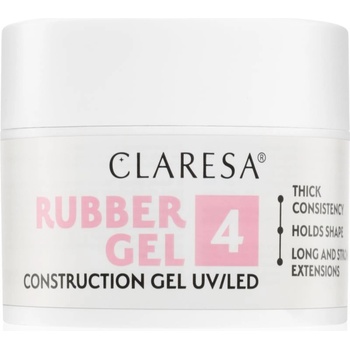 Claresa Rubber Gel Construction Gel UV/LED гел-лак за удължаване на ноктите цвят 04 45 гр